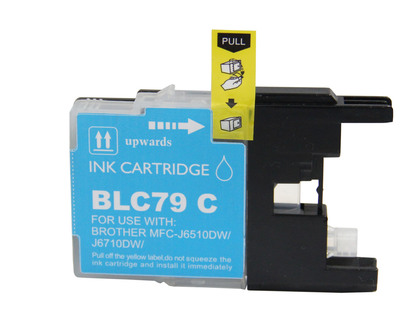 LC79C XXL - BROTHER CYAN GENERIC SUPER HIGH YIELD 1200 PAGES FOR MFC-J6510DW J6710DW J6910D